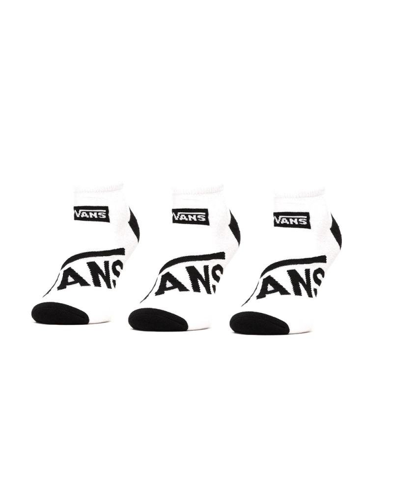 3ER-PACK UNISEX VANS CLASSIC KURZE SOCKEN WEISS BLANCO