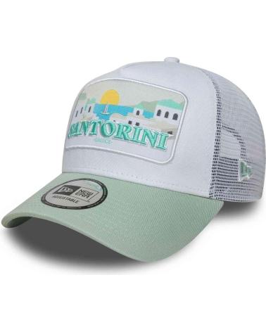 BONÉ NEW ERA OSFM SANTORINI BRANCO VERDE BLANCO