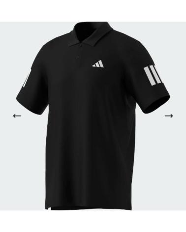 POLO NERO ADIDAS DA UOMO BLACK