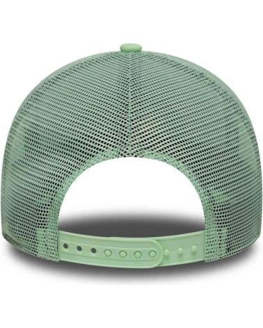 NEW ERA BONÉ TRUCKER LOGO OVAL BRANCO E VERDE CLARO OSFM NEGRO