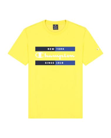 CHAMPION KURZARM-T-SHIRT RUNDHALS 218559-YS043 GELB AMARILLO
