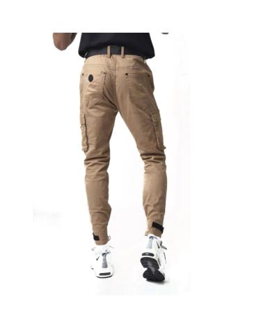 PANTALON CARGO PROJECT X PARIS AVEC SANGLE RÉGLABLE 1990006-K MARRON MARRON