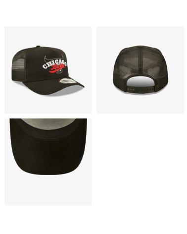 BONÉ TRUCKER NEW ERA CHICAGO BULLS PRETO AJUSTÁVEL NEGRO