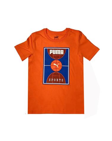 T-SHIRT BASKET PUMA BPPO JR HOT HEAT 2 ARANCIONE 2