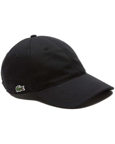 LACOSTE GORRA CASQUETTE EN COLOR PARA UNISEX NEGRO