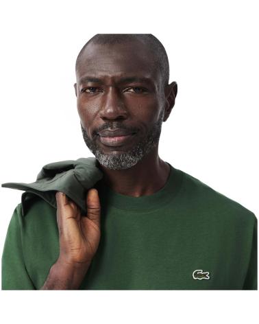 T-SHIRT LACOSTE COL ROND TH7318 00 VERT VERDE