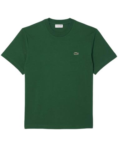 T-SHIRT LACOSTE COL ROND TH7318 00 VERT VERDE