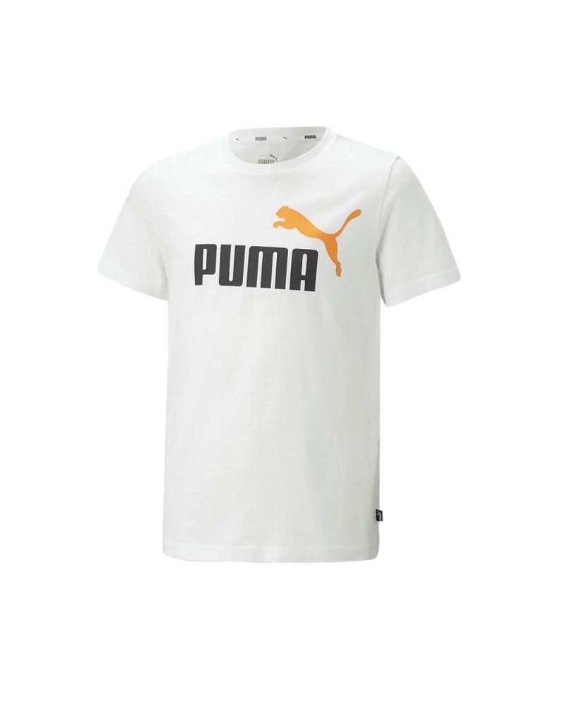 T-SHIRT PUMA COL LOGO TEE B 586985-35 BIANCA 35