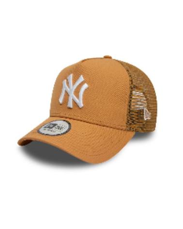 BONÉ TRUCKER NEW ERA NY YANKEES AJUSTÁVEL MARROM MARRóN