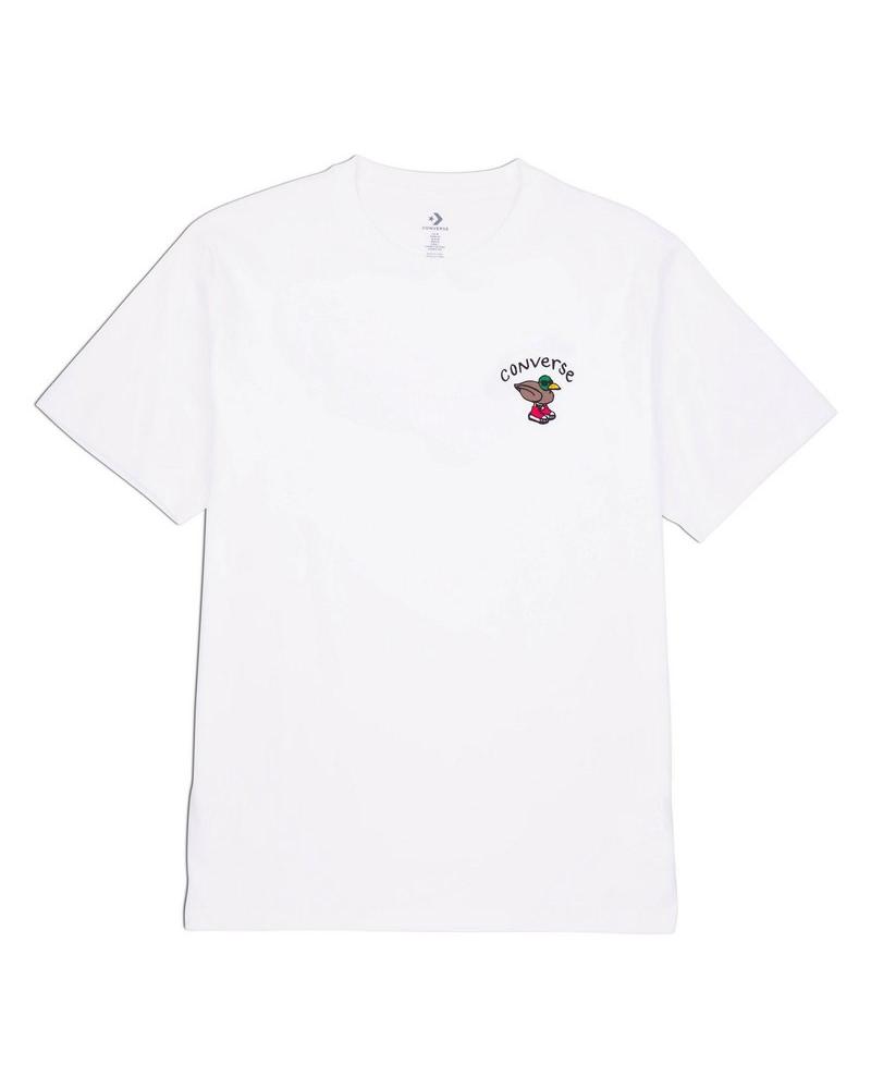 T-SHIRT CONVERSE BLANC A02 A02