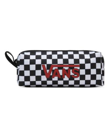 VANS OFF THE WALL BLACK CHECKERED PENCIL CASE NEGRO