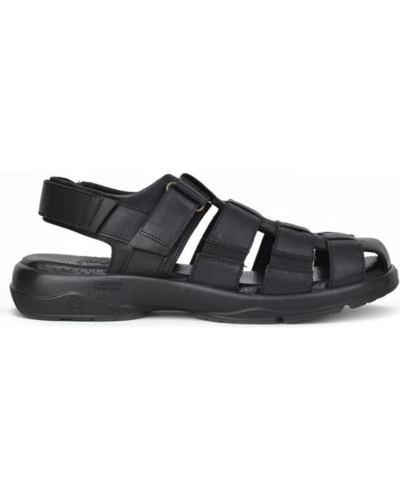 Sandálias-masculinas-KANGAROOS-SANDALIAS-DE-HOMBRE-C628-11-PIEL-NEGROPIEL-NEGRO