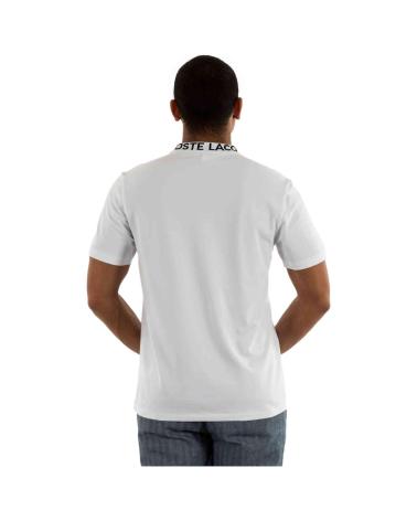 T-SHIRT LACOSTE T-SHIRT BIANCA A MANICHE CORTE BLANCO