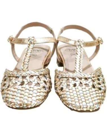 TOP3 ZAPATO CASUAL DE PIEL TRENZADA CHAMPAN