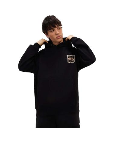 ELLESSE BARRELI BLACK HOODIE FOR MEN NEGRO