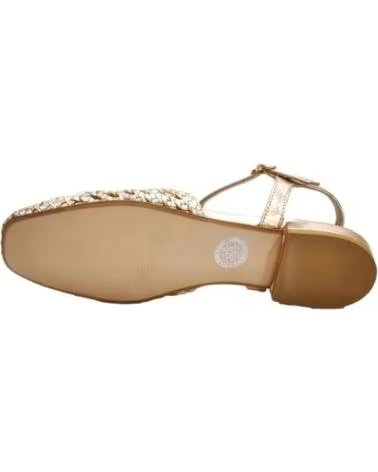 TOP3 ZAPATO CASUAL DE PIEL TRENZADA CHAMPAN