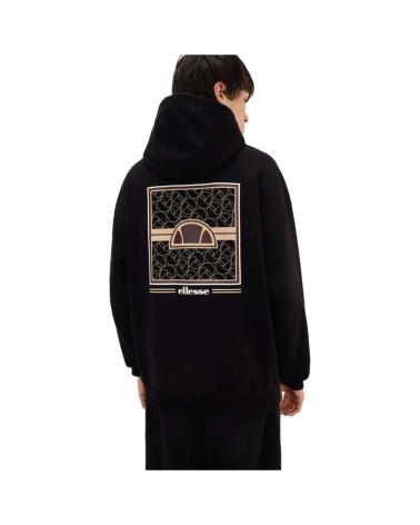 ELLESSE BARRELI BLACK HOODIE FOR MEN NEGRO