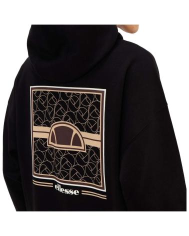 ELLESSE BARRELI BLACK HOODIE FOR MEN NEGRO