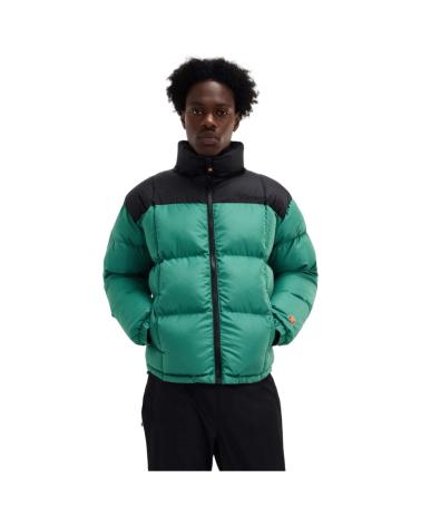 ELLESSE ARGENT PADDED JACKET GREEN AND BLACK VERDE