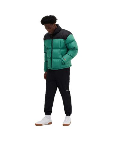 ELLESSE ARGENT PADDED JACKET GREEN AND BLACK VERDE