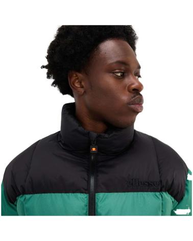 ELLESSE ARGENT PADDED JACKET GREEN AND BLACK VERDE