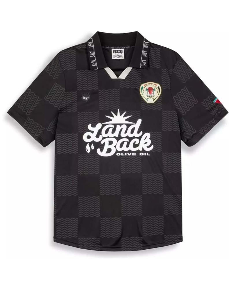 GRIMEY SCHWARZES FUSSBALL-STIL T-SHIRT MIT FRONTGRAFIK FÜR HERREN NEGRO