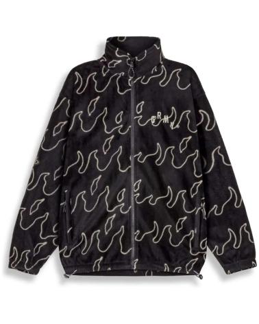 VESTE POLAIRE GRIMEY NOIRE À IMPRIMÉ FLAMMES NEGRO