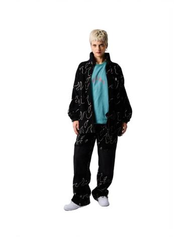 VESTE POLAIRE GRIMEY NOIRE À IMPRIMÉ FLAMMES NEGRO