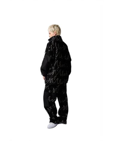 VESTE POLAIRE GRIMEY NOIRE À IMPRIMÉ FLAMMES NEGRO