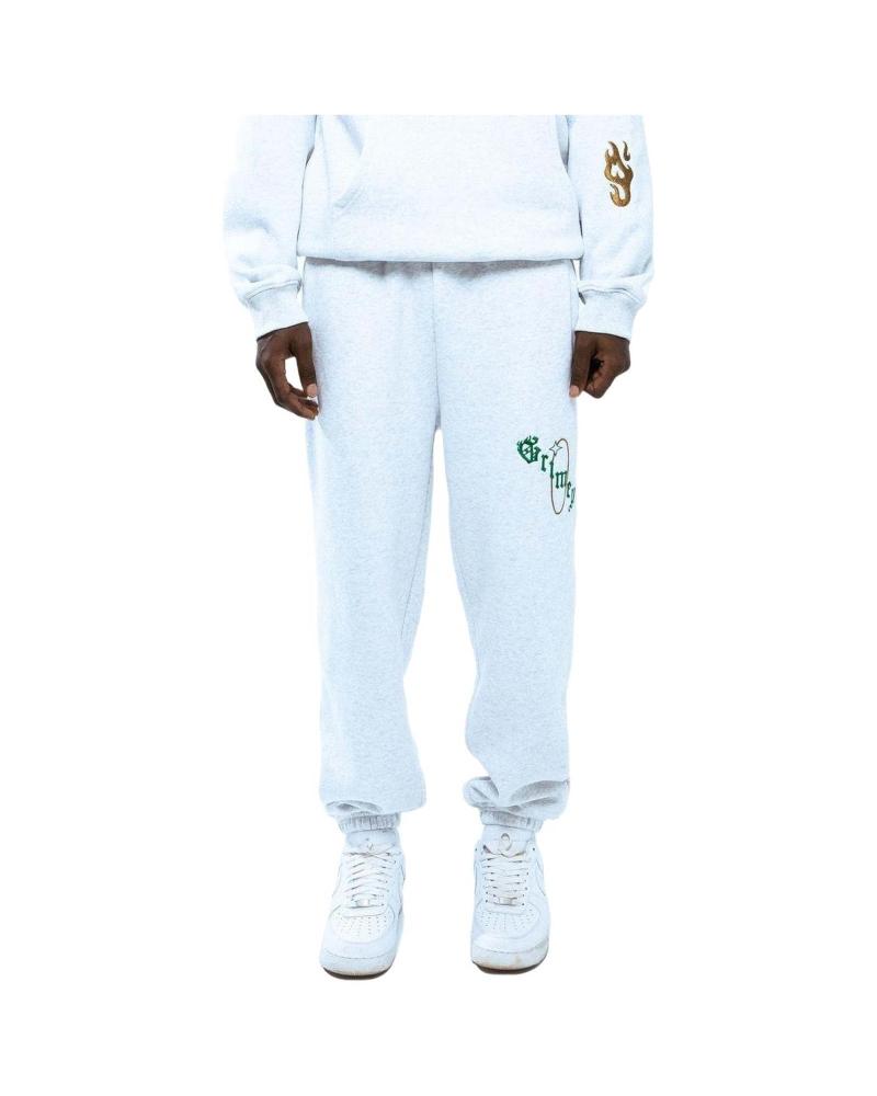 GRIMEY CALÇA DE MOLETOM CINZA GRIS