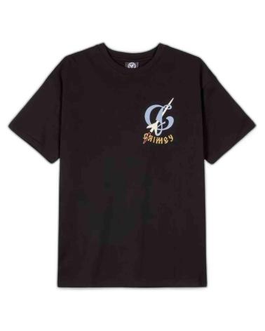 GRIMEY SCHWARZES T-SHIRT MIT LOGO-PRINT NEGRO
