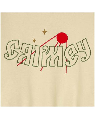 GRIMEY THE LOWER DEPTHS TOCHKA VINTA BEIGE SWEATSHIRT WITH GRAPHIC PRINT BEIGE