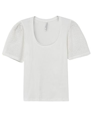 TIFFOSI CAMISETA BORDADO 10054644 BLANCO BLANCO