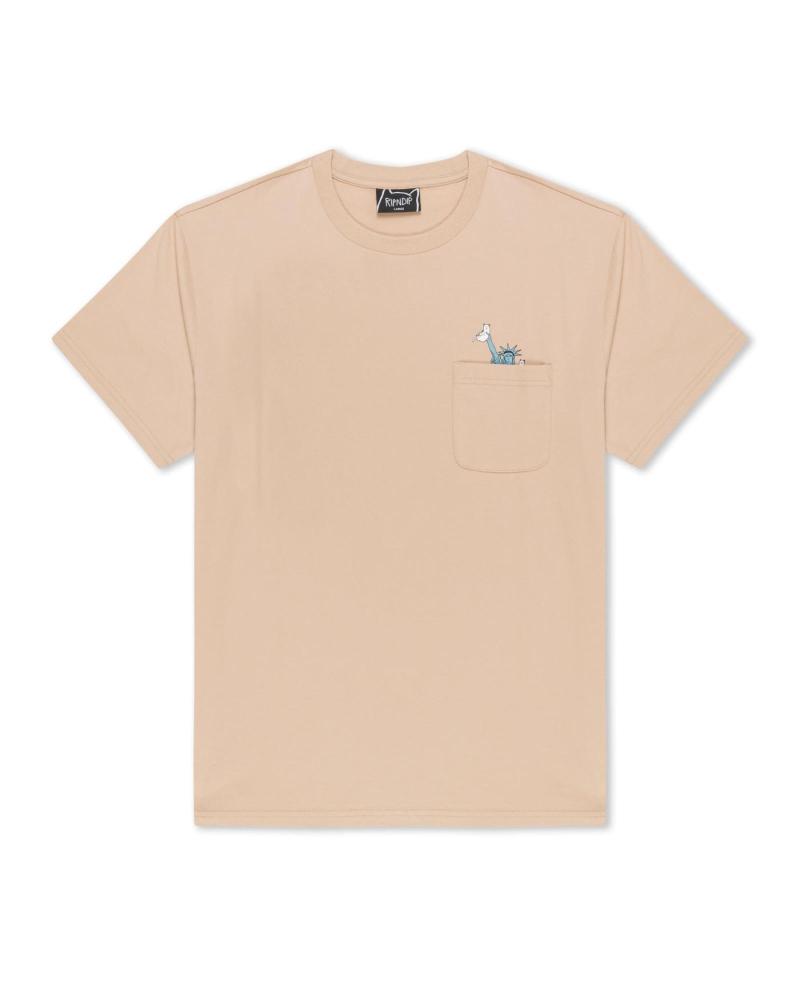 -RIPNDIP-CAMISETA-LIBERY-POCKET-TEE-ALMOND-MULTICOLOR