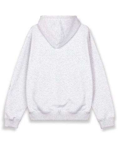 GRIMEY GRAUER KAPUZENPULLOVER MIT 'GRIMEY'-AUFDRUCK GRIS