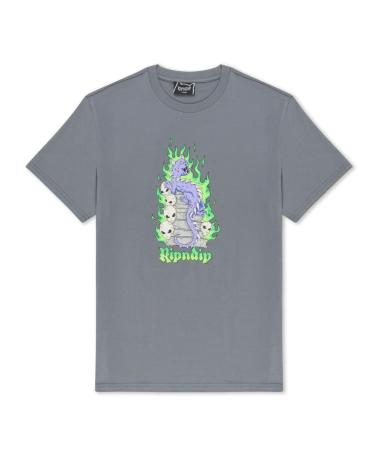 T-SHIRT RIPNDIP HORMTAIL CARVÃO MULTICOLOR MULTICOLOR