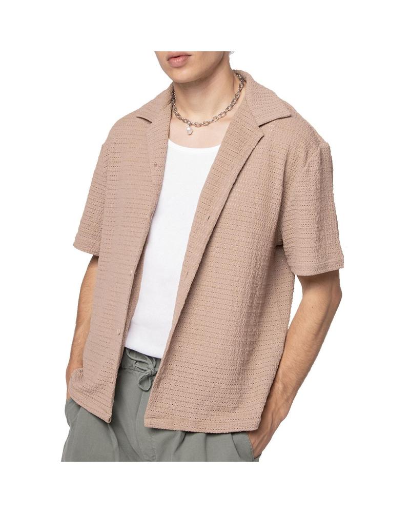 KAOTIKO HÄKELHEMD CAMEL MEHRFARBIG MULTICOLOR
