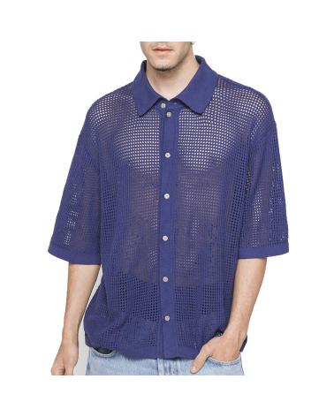 KAOTIKO HÄKEL-POLO WASSER MARINE MEHRFARBIG MULTICOLOR