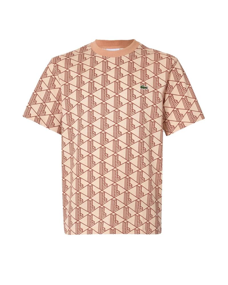 T-SHIRT LACOSTE IMPRIMÉ LATTE IBERIS MULTICOLORE MULTICOLOR