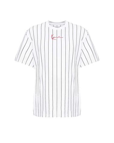 T-SHIRT KARL KANI SMALL SIGNATURE PINSTRIPE MULTICOLOR MULTICOLOR