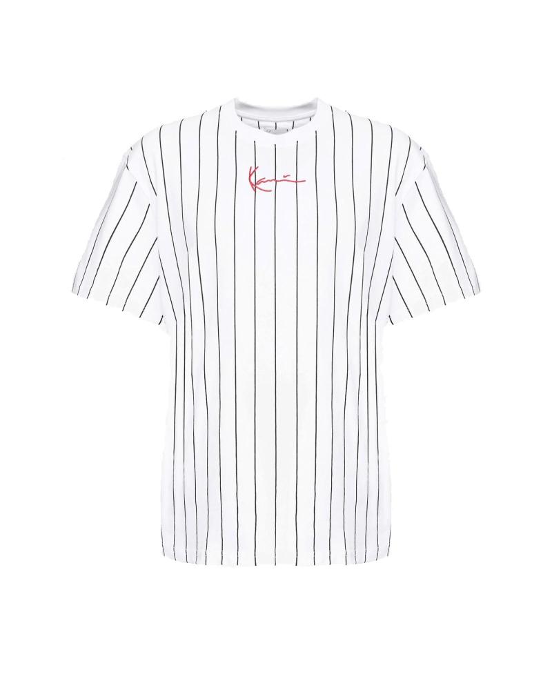 T-SHIRT KARL KANI SMALL SIGNATURE PINSTRIPE MULTICOLOR MULTICOLOR