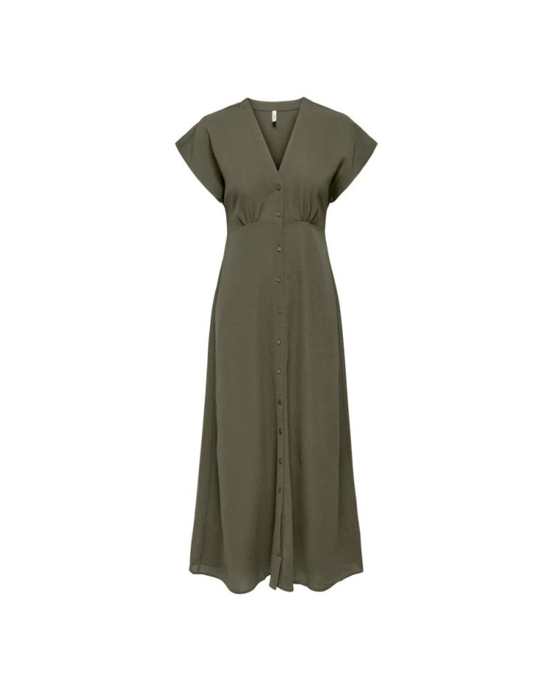 VESTIDO LARGO ONLY VERDE 15317640 VERDE