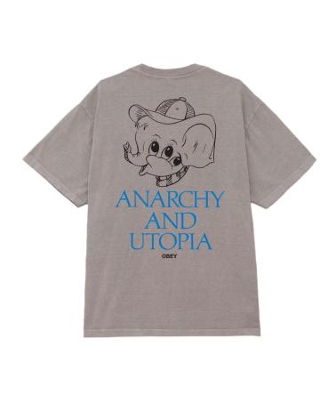 CAMISETA OBEY HEAVYWEIGHT PIGMENT ANARCHY U MULTICOLOR MULTICOLOR