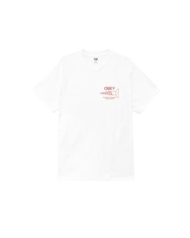 OBEY MAGIC WHITE MULTICOLOR T-SHIRT MULTICOLOR