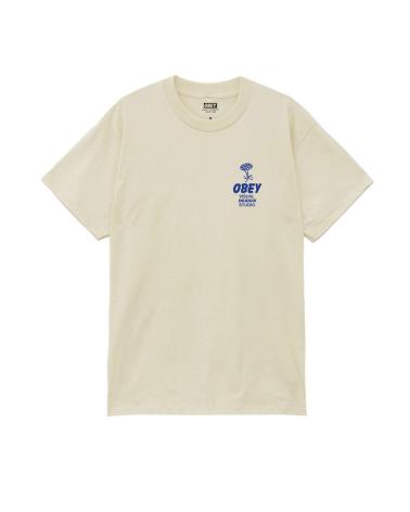 CAMISETA OBEY BUILDING STRONG MINDS CREMA MULTICOLOR MULTICOLOR
