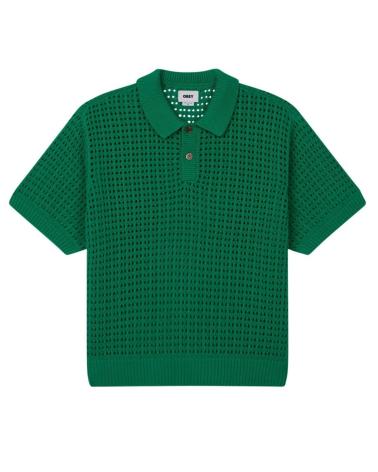 POLO DE PUNTO OBEY KODY VERDE MULTICOLOR