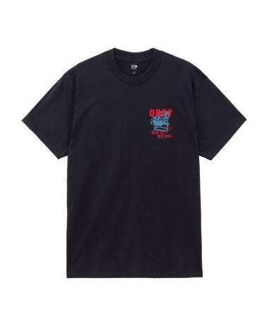 OBEY PRINTING PRESS MAKE ART BLACK MULTICOLOR MULTICOLOR