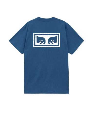 OBEY EYES 3 T-SHIRT HARBOR BLUE MULTICOLOR