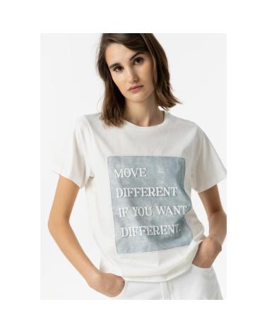 TIFFOSI CAMISETA MODA PARA MUJER 10053886 BLANCO BEIG