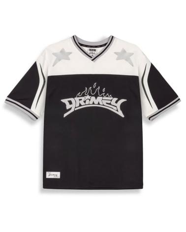 T-SHIRT GRIMEY INFAMOUS DEEPER SCOLLO A V OVERSIZE MULTICOLORE MULTICOLOR